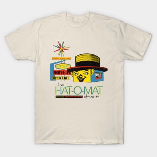 VINTAGE The Hat--O-Mat Drive In Fast Food Nostalgia T-Shirt